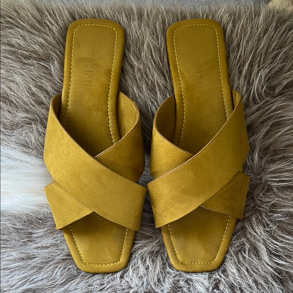 Artisan Mustard Yellow Women's Slide Sandals